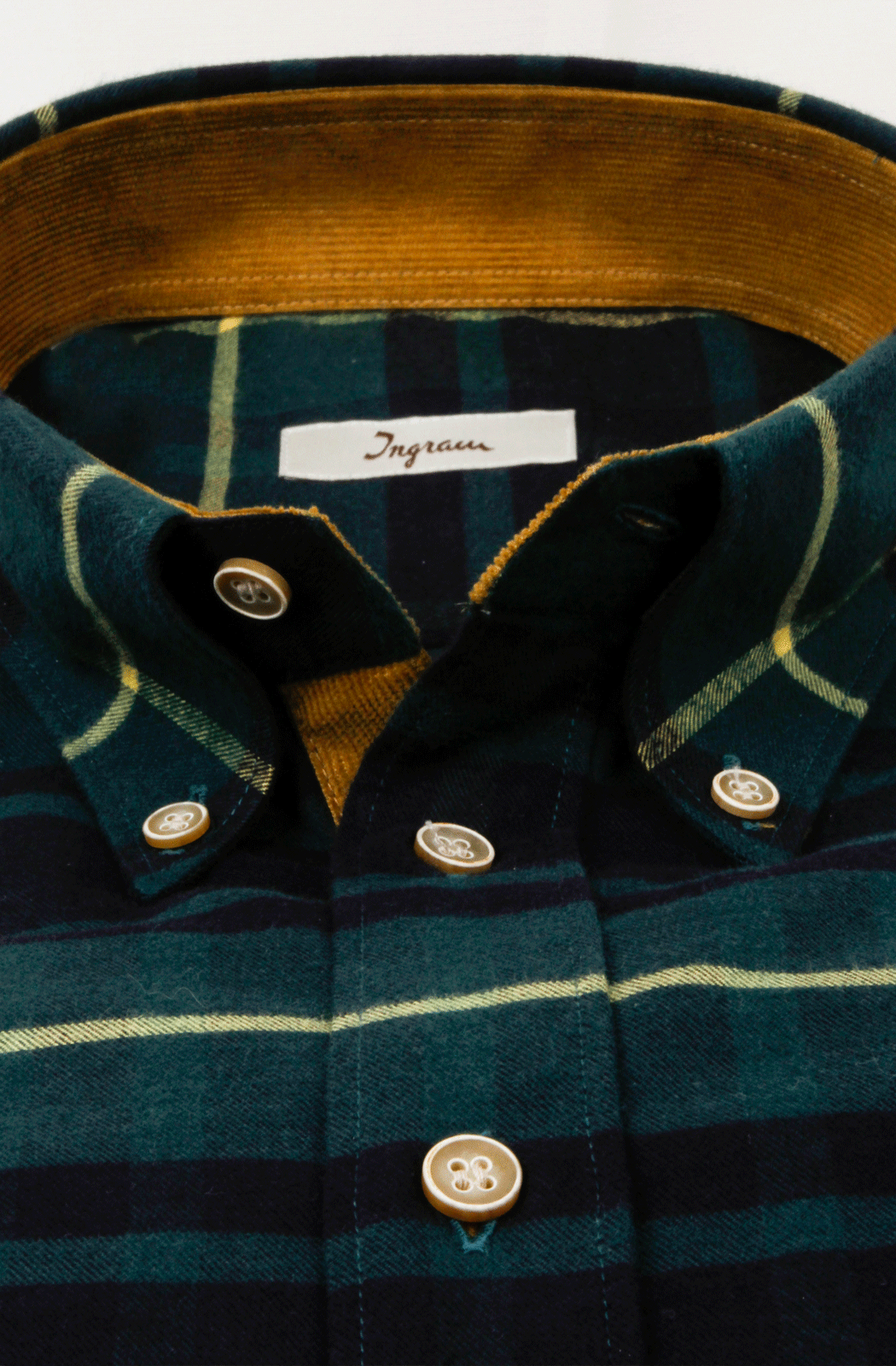 Camicia in calda flanella motivo tartan. Ingram Uomo