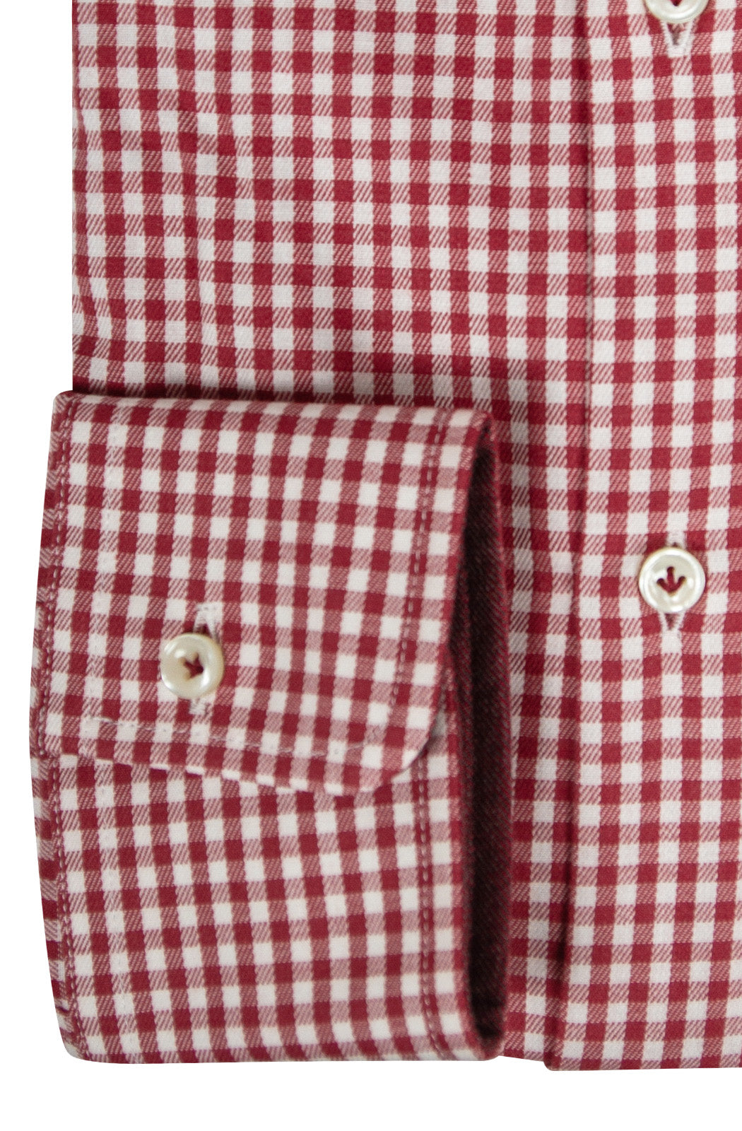 Camicia Slim uomo in puro cotone stampato a quadretti in Flanella. Ingram Uomo