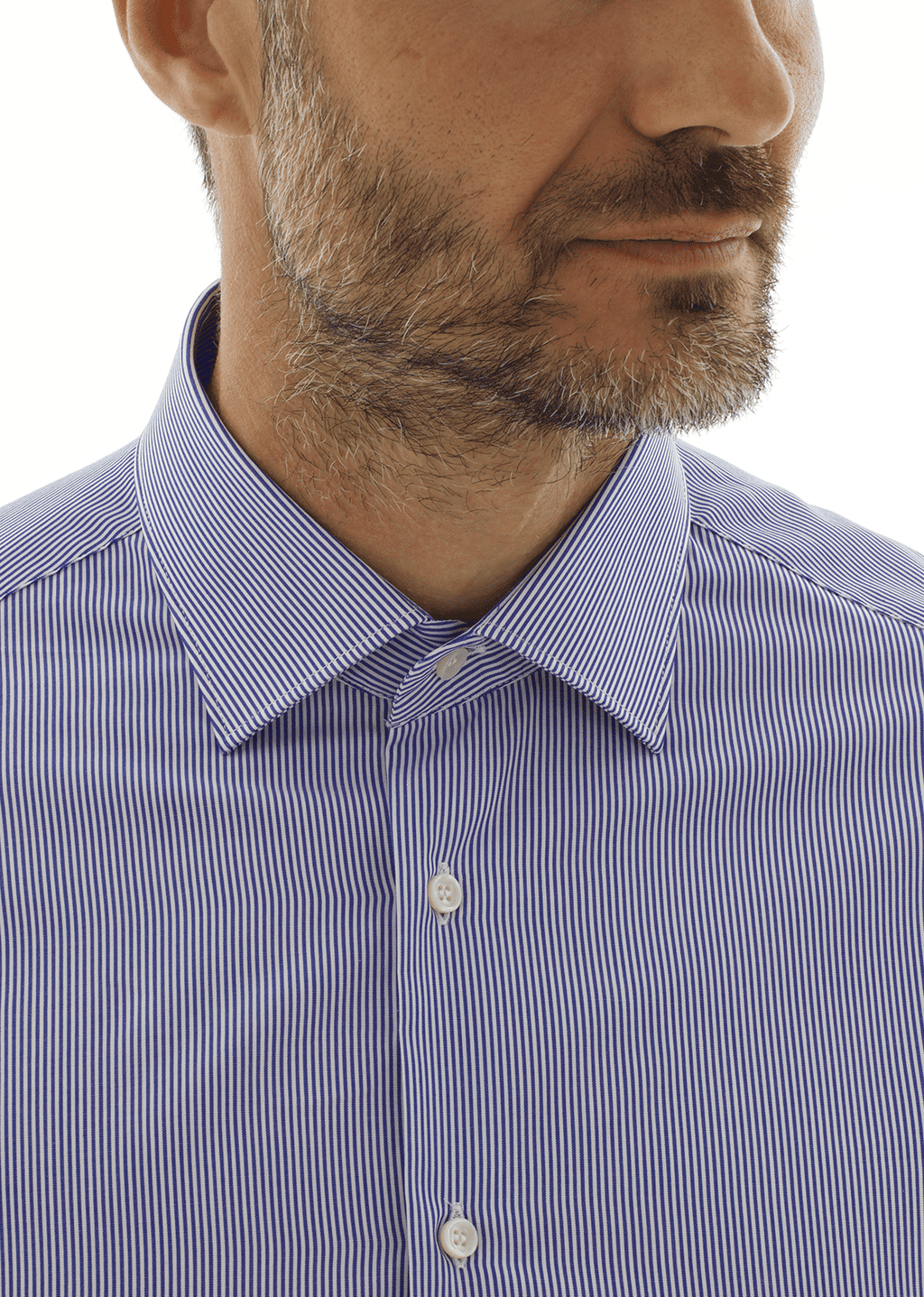 Striped cotton shirt. Ingram Man