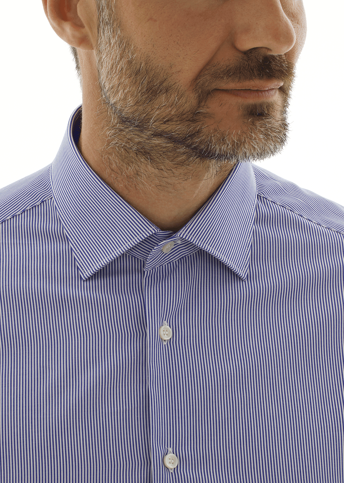 Striped cotton shirt. Ingram Man
