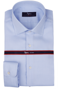 Camicia regular COTTONSTIR in puro cotone no-stiro. Armaturato. Disponibile in bianco e azzurro. Ingram Uomo - Celeste