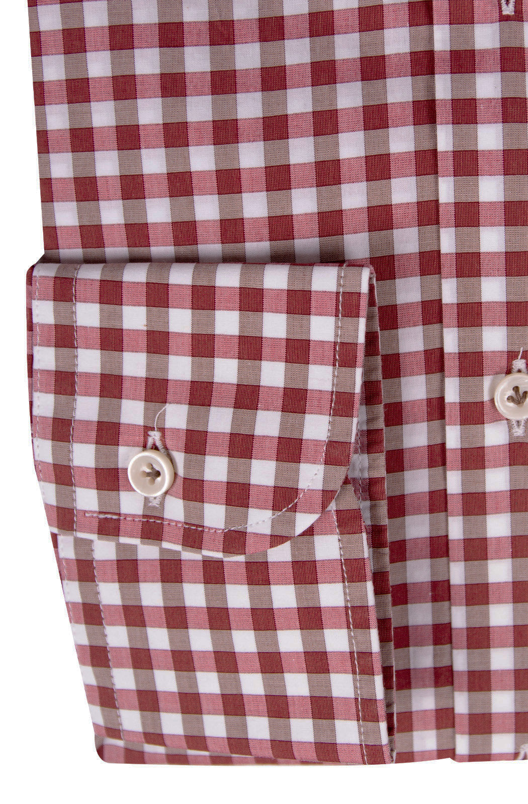 Regular men's shirt in checked patterned pure cotton