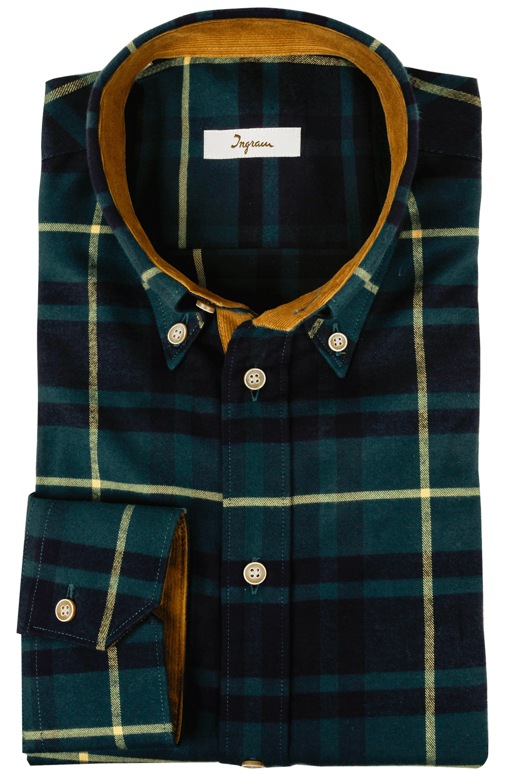 Camicia in calda flanella motivo tartan. Ingram Uomo