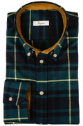 Camicia in calda flanella motivo tartan. Ingram Uomo