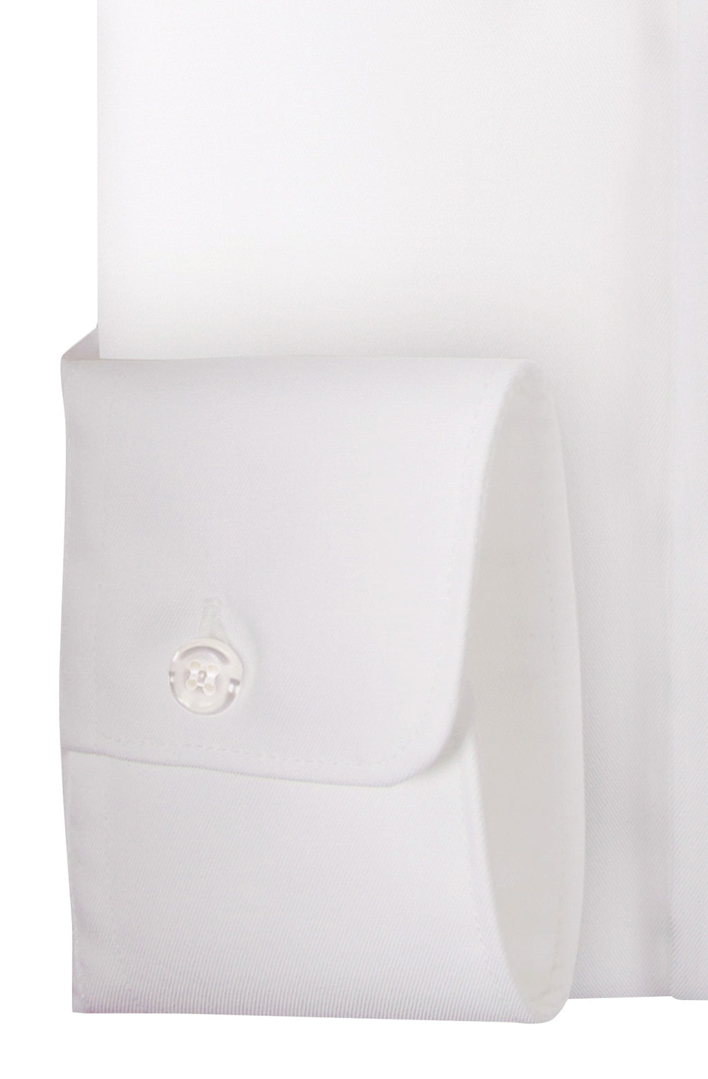 Ingram Man COTTONSTIR shirt in non-iron pure cotton. Compact twill. Available in white and light blue - White