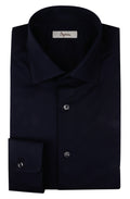 Camicia in popeline di cotone comfort. Ingram Uomo - Blu