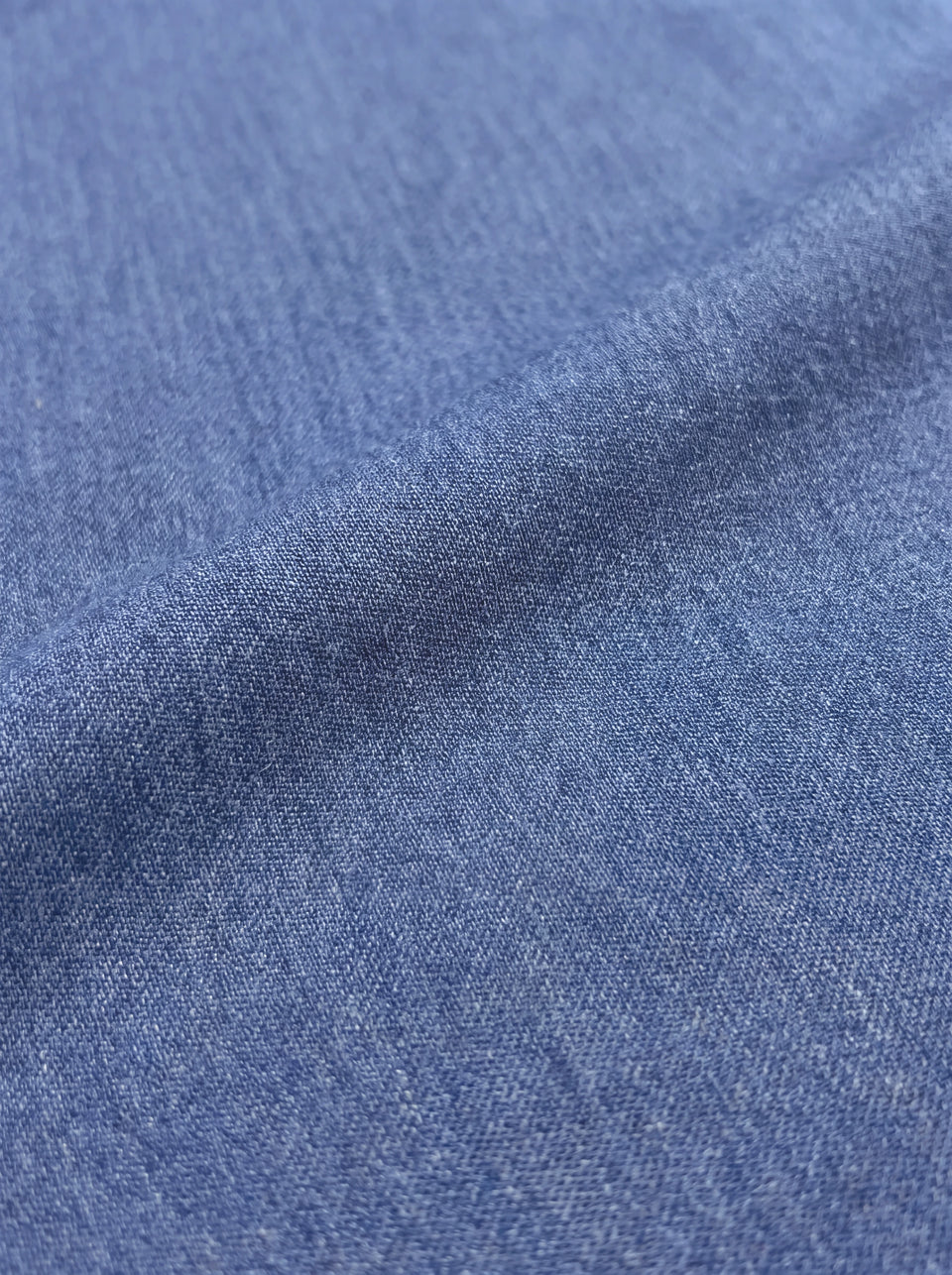 Dettaglio del tessuto denim azzurro