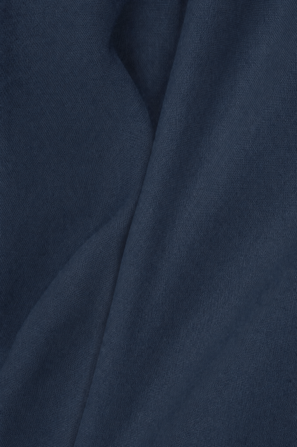 Dettaglio del tessuto popeline di cotone stretch blu