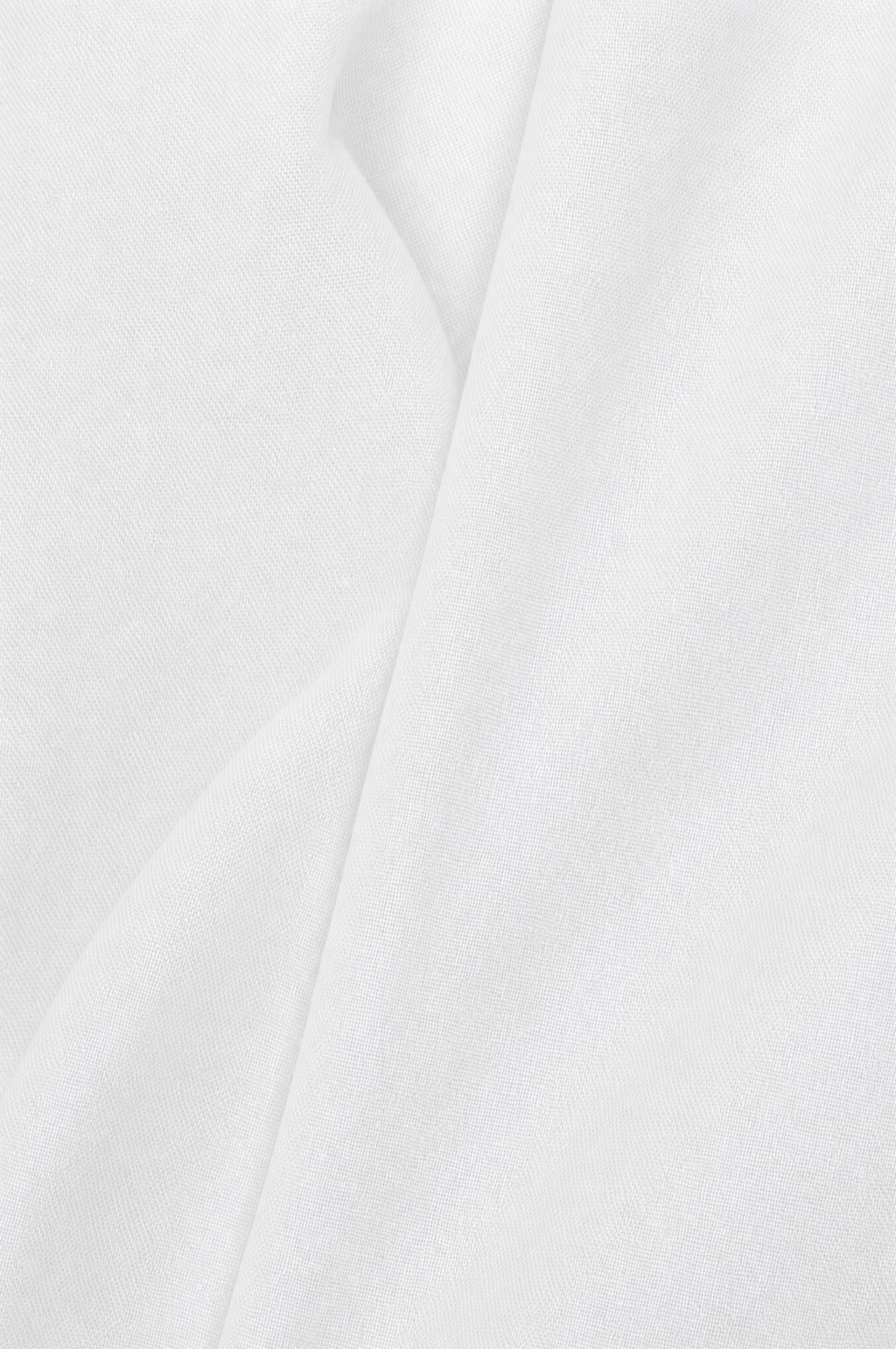Dettaglio del tessuto oxford pinpoint bianco