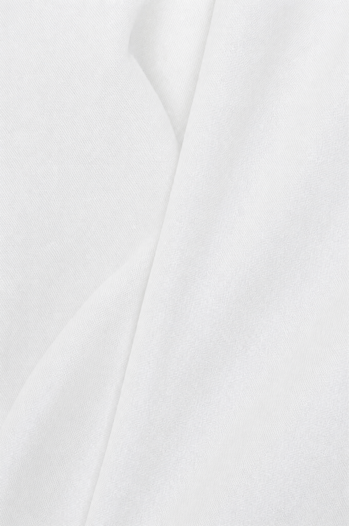 Dettaglio del tessuto oxford pinpoint bianco