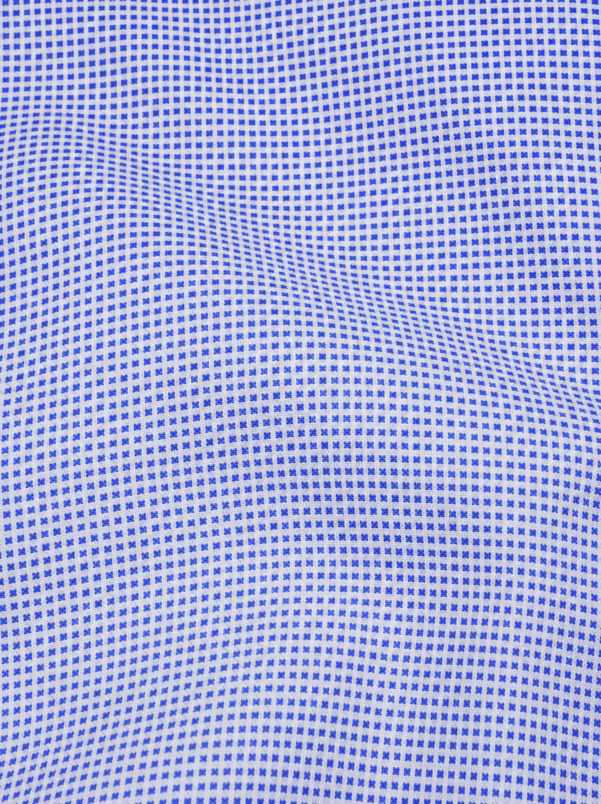 Dettaglio del tessuto azzurro