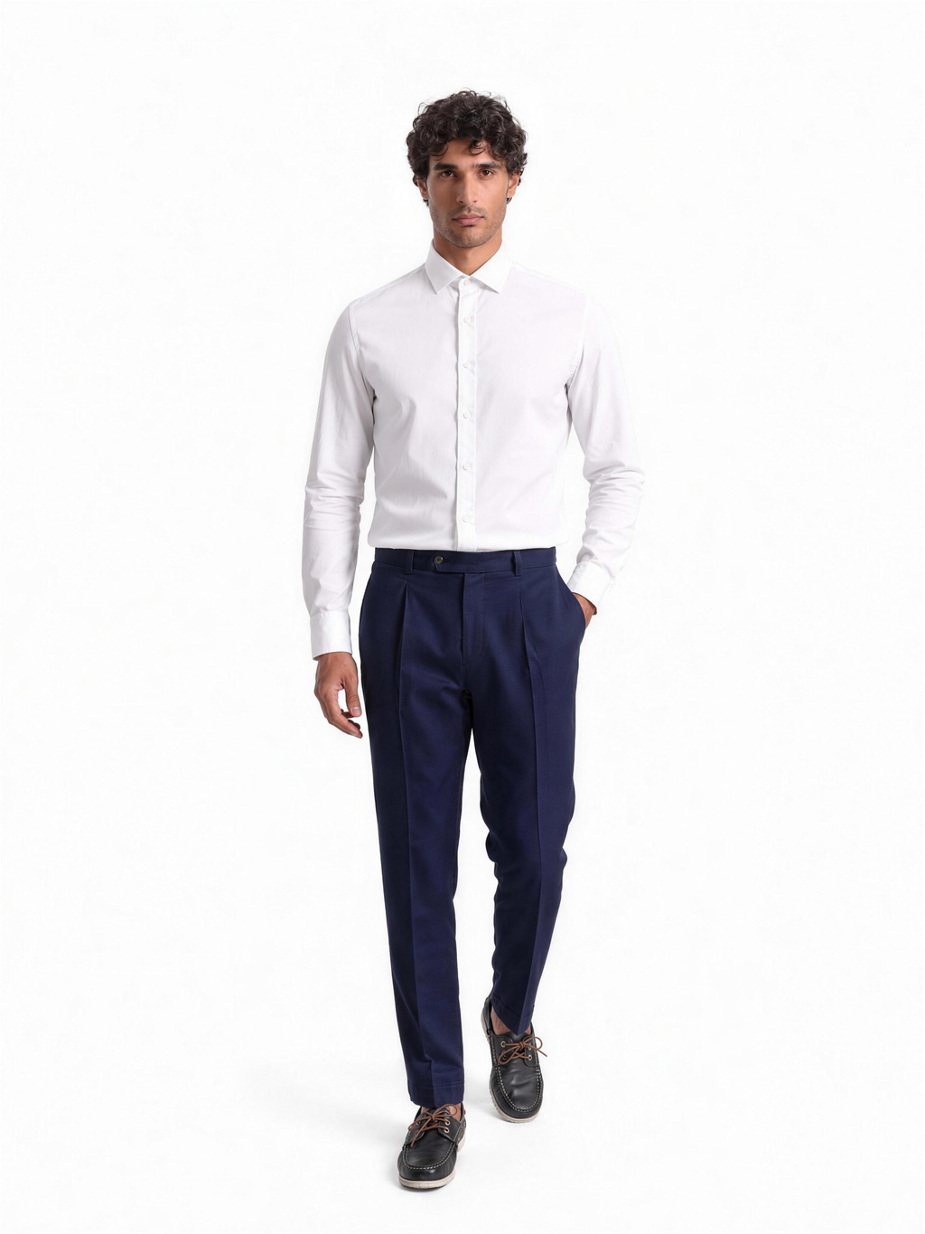 Camicia Slim in Tessuto Armaturato
