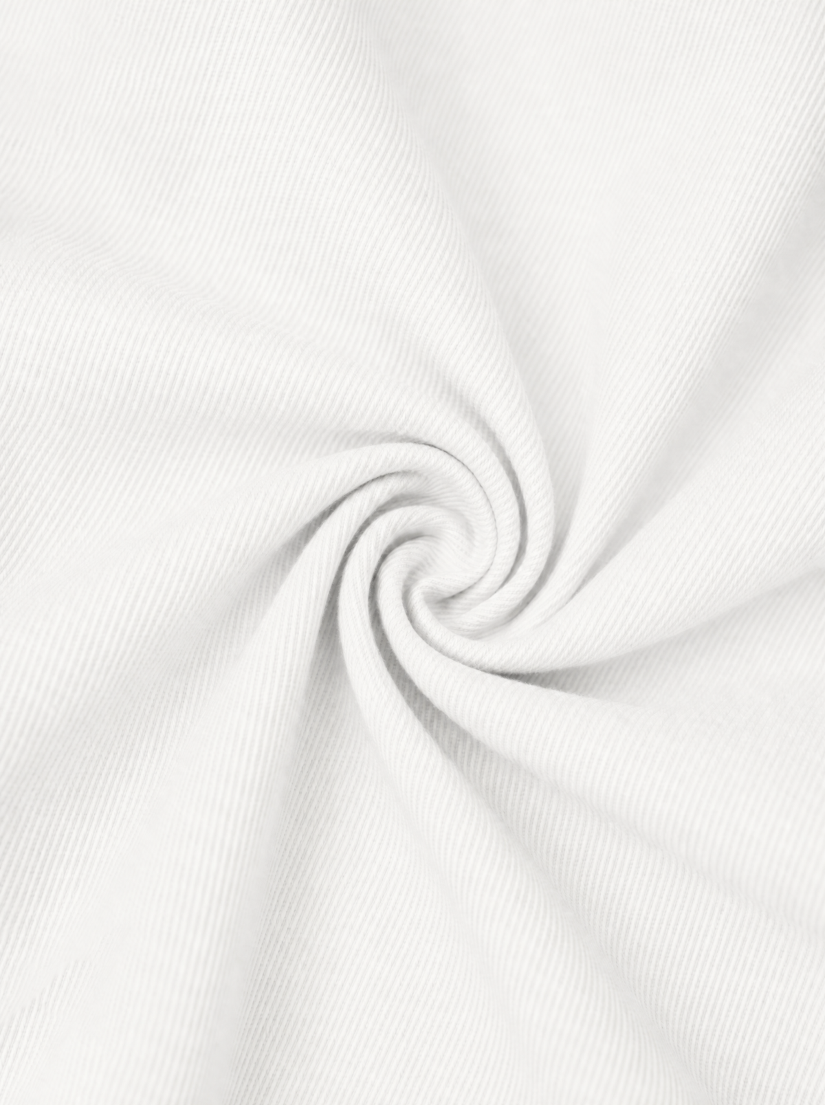 Dettaglio del tessuto twill di cotone no stiro bianco