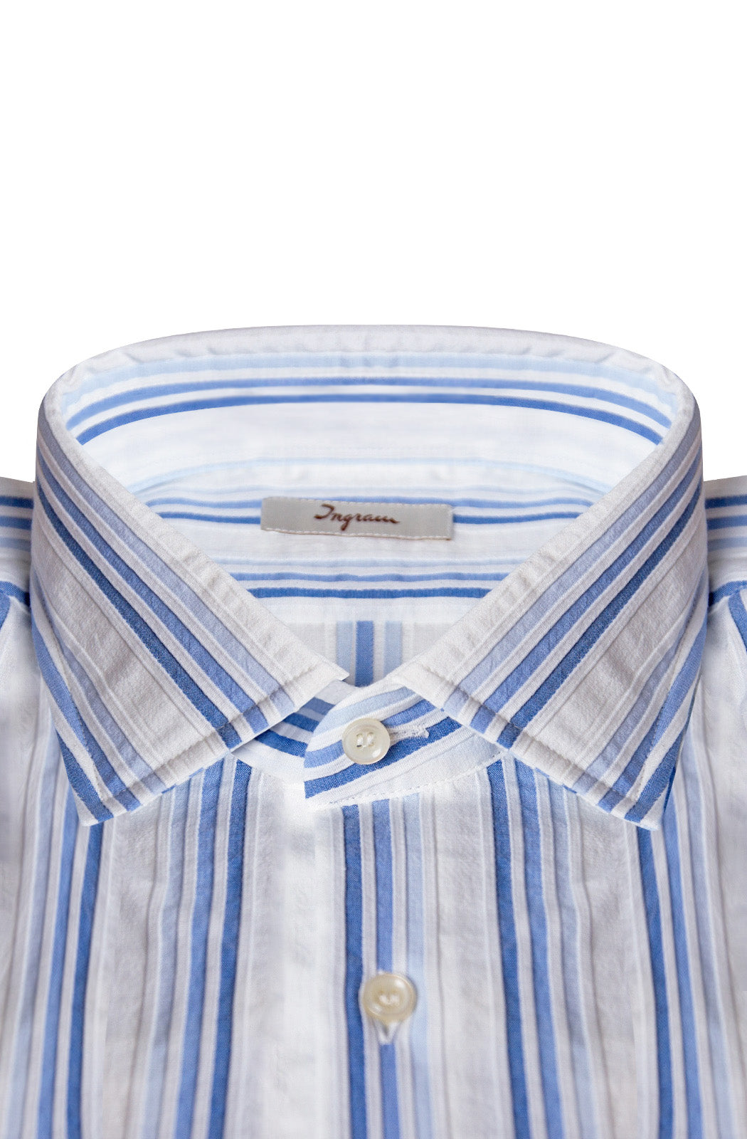 Camicia uomo Slim in puro cotone con righe verticali