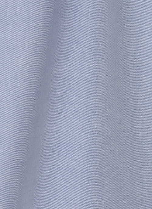 COTTONSTIR shirt in non-iron pure cotton. Compact twill. Available in white and light blue. Ingram Man - Light Blue