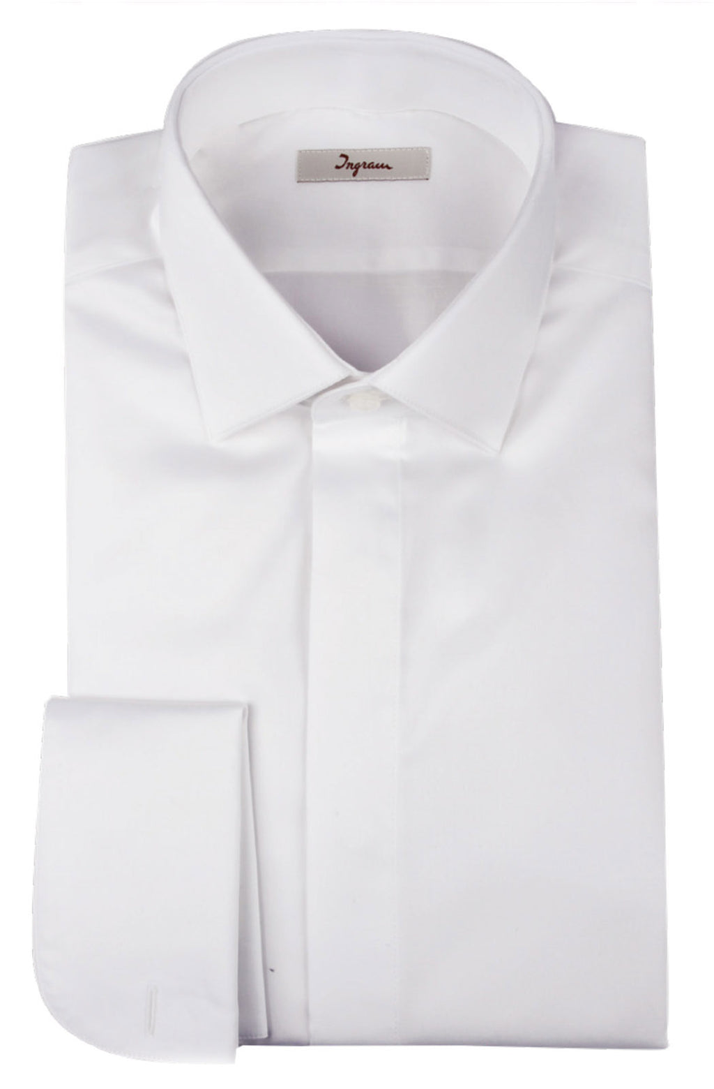 Camicia uomo elegante, slim fit, con abbottonatura coperta