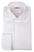 Camicia uomo elegante, slim fit, con abbottonatura coperta