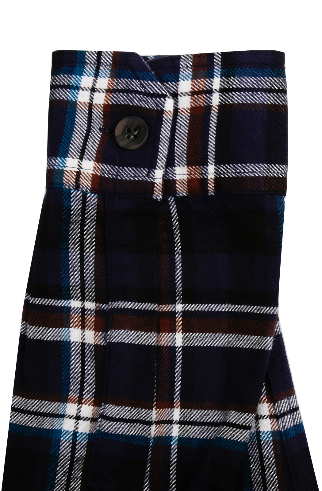 Overshirt in calda flanella di cotone doppio ritorto.