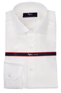Camicia Cottonstir bianca, vestibilità classica, collo semiaperto