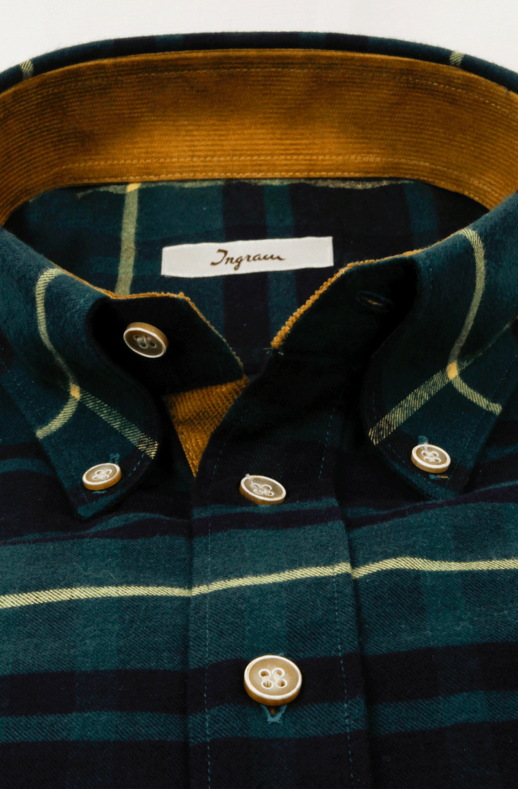 Camicia in calda flanella motivo tartan. Ingram Uomo