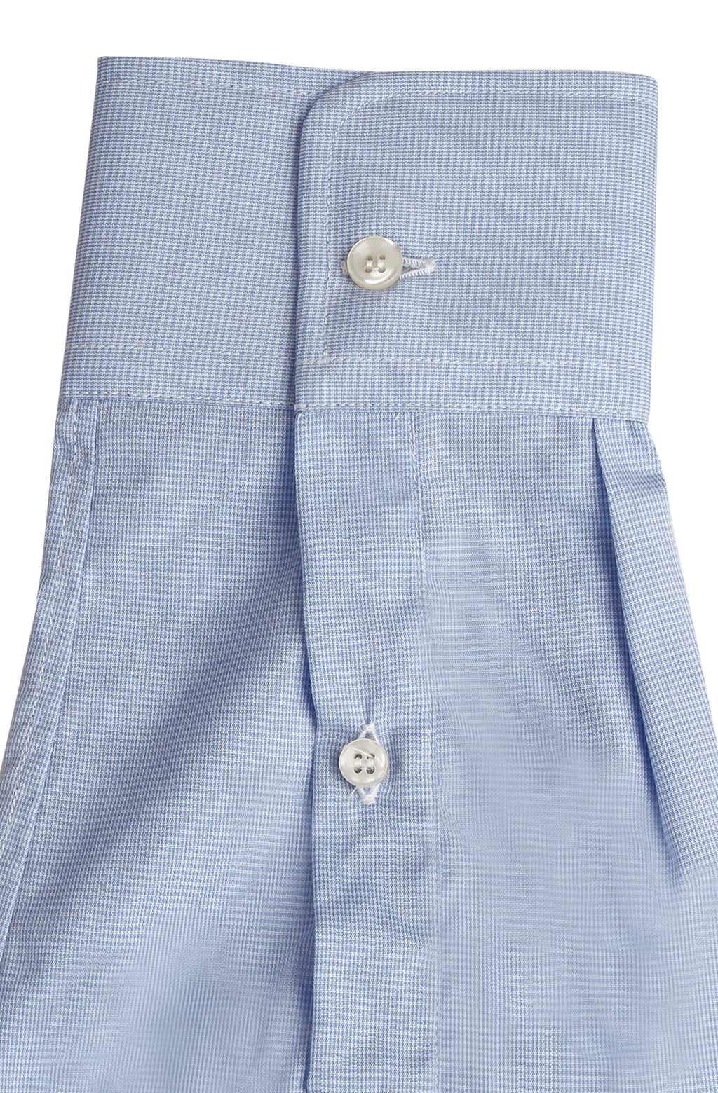 Camicia slim COTTONSTIR in puro cotone con micro stampa no-stiro.  Collo semi-aperto. Ingram Uomo