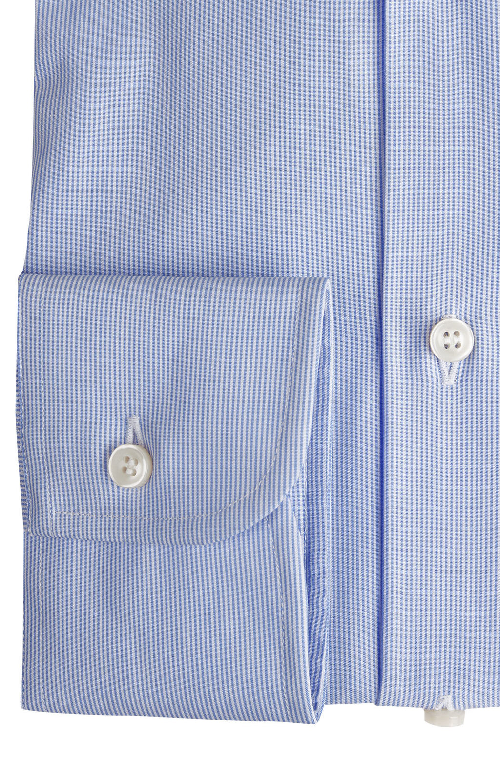 Camicia Ingram in cotone rigato, vestibilità regolare, collo semi-aperto