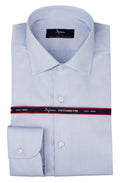 Camicia  slim COTTONSTIR in puro cotone twill no-stiro. Disponibile in bianco e azzurro. Ingram Uomo - Celeste